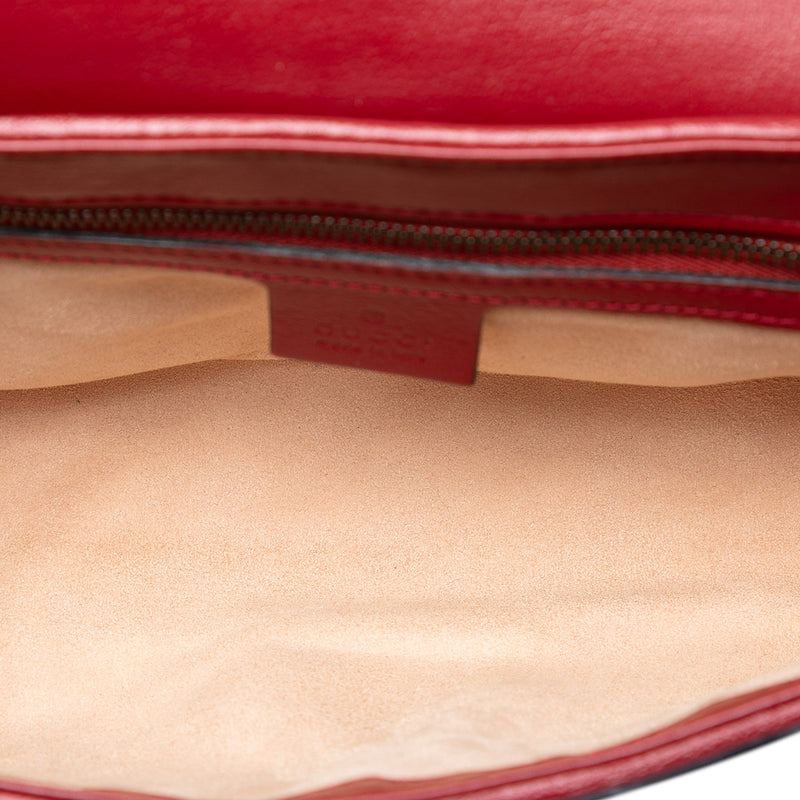 Medium GG Marmont Matelasse Diagonal Leather Torchon Shoulder Bag - Image 4