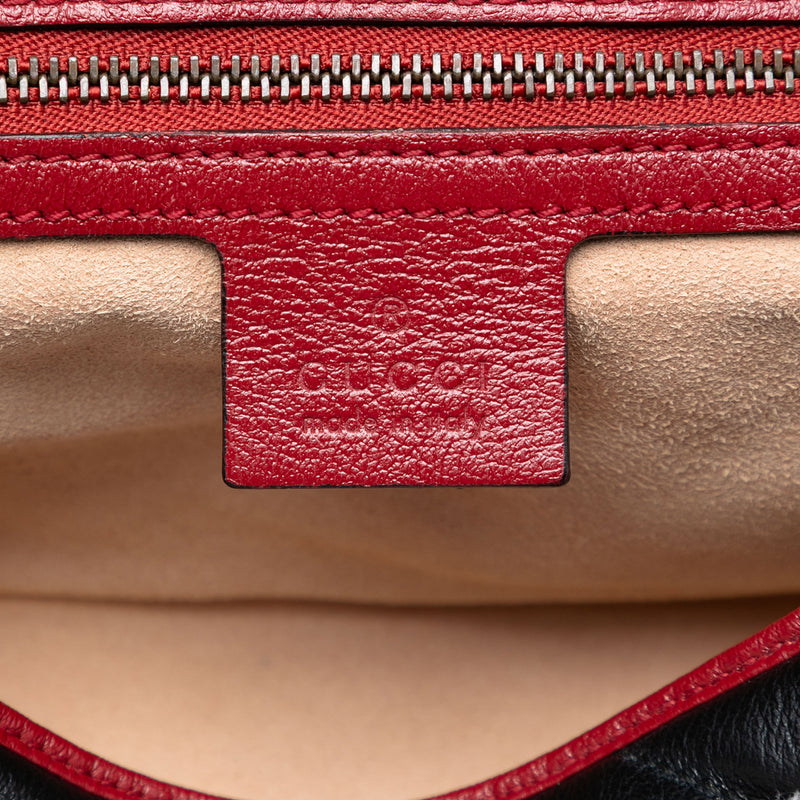 Medium GG Marmont Matelasse Diagonal Leather Torchon Shoulder Bag - Image 5