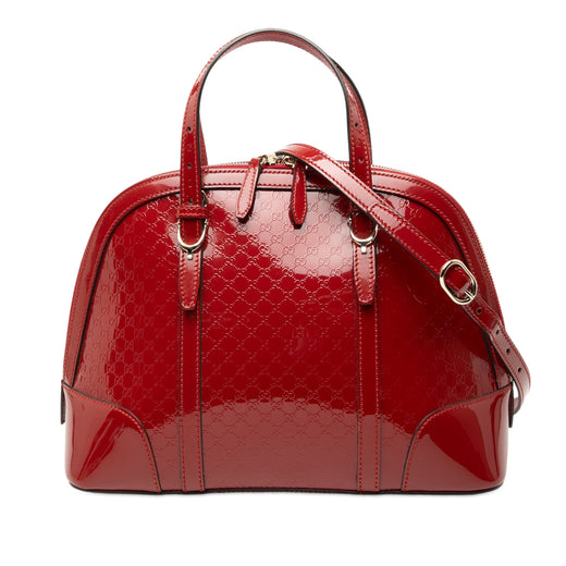 Small Microguccissima Patent Nice Dome Satchel - Image 1