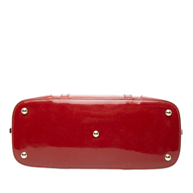 Small Microguccissima Patent Nice Dome Satchel - Image 3