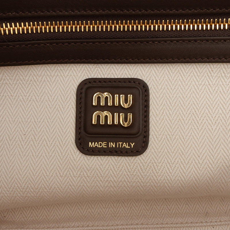 Large Suede Logo Beau Shoulder Bag - Image 5