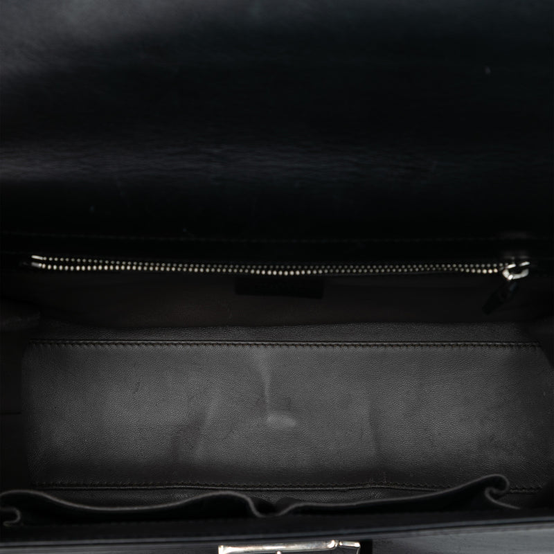Medium Leather Dollar Interlocking G Crossbody - Image 4