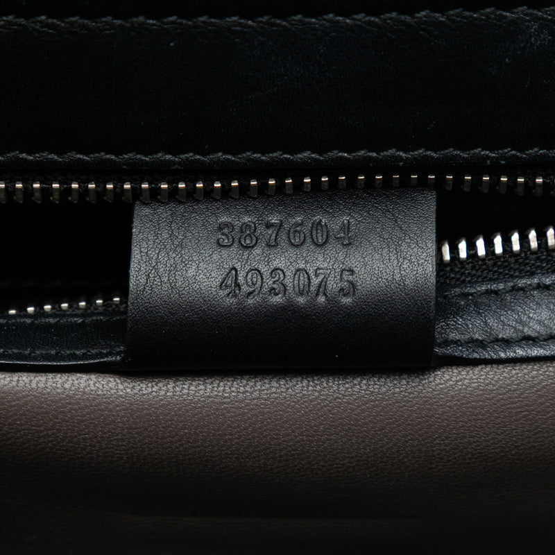 Medium Leather Dollar Interlocking G Crossbody - Image 6