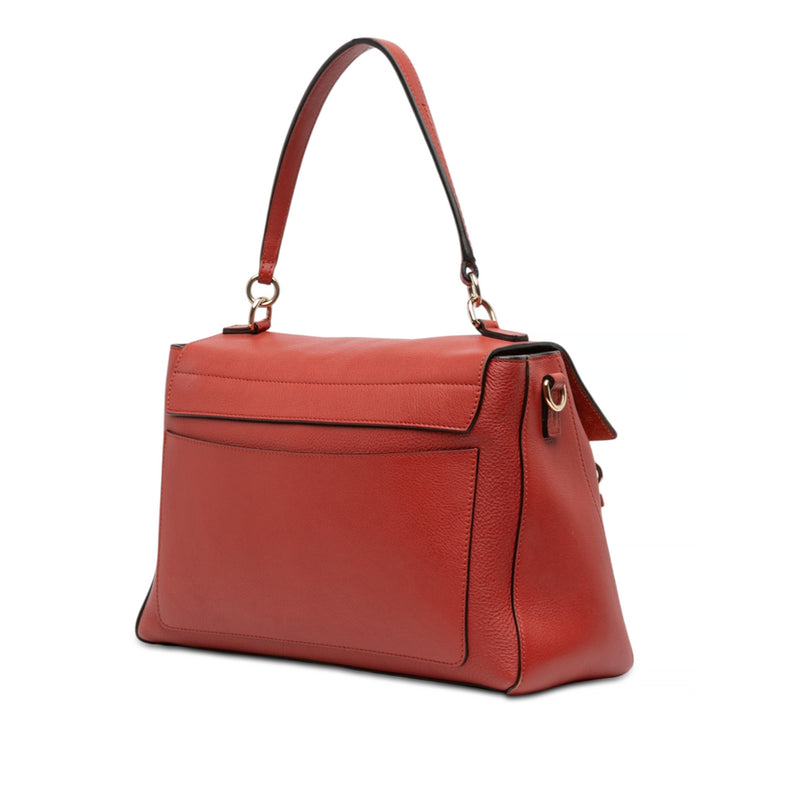 Medium Leather Faye Day Satchel - Image 2