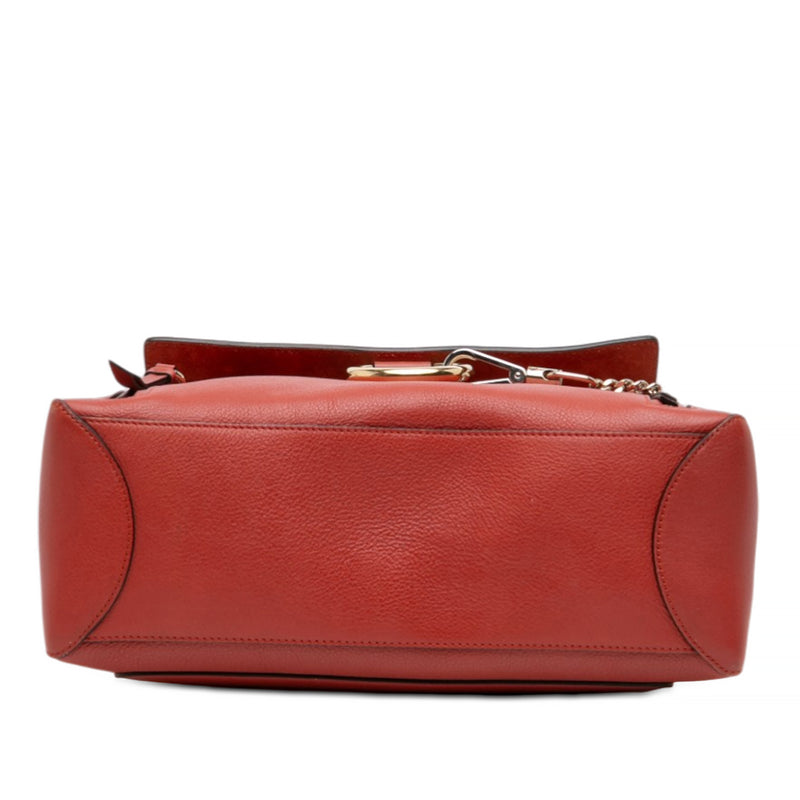 Medium Leather Faye Day Satchel - Image 3