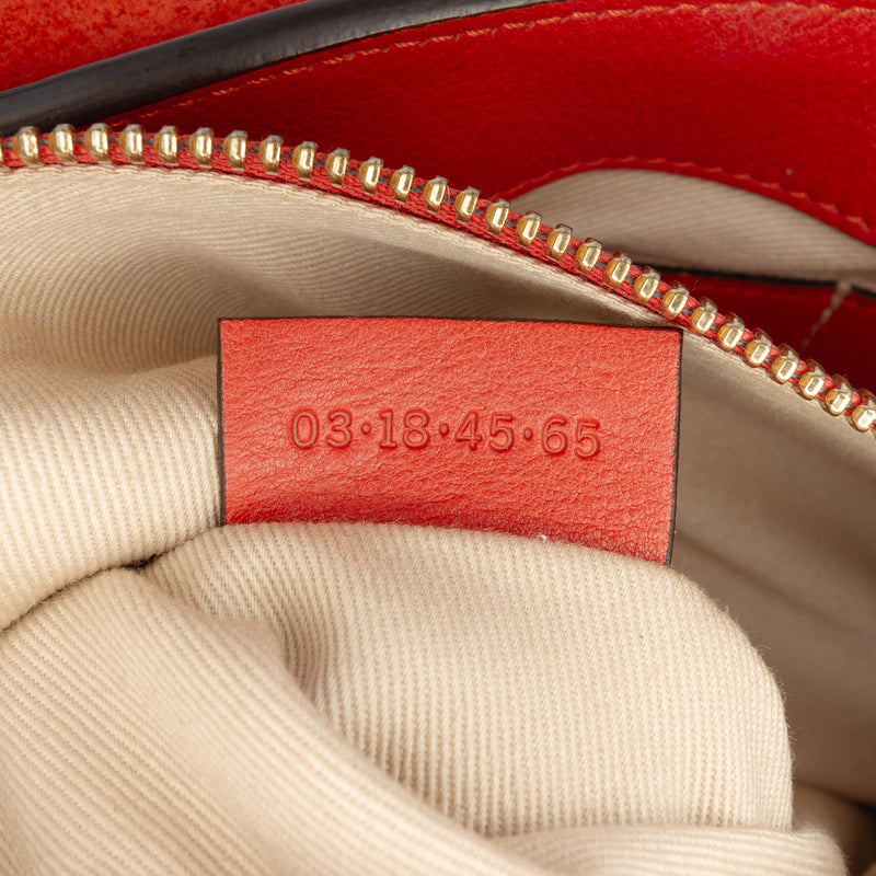 Medium Leather Faye Day Satchel - Image 7