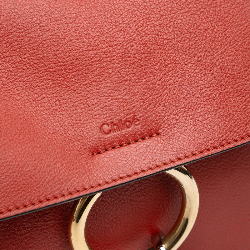 Medium Leather Faye Day Satchel - Image 8