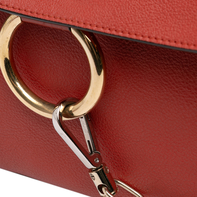 Medium Leather Faye Day Satchel - Image 9