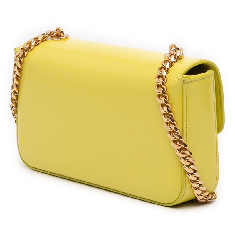 Shiny Calfskin Claude Chain Shoulder Bag - Image 2