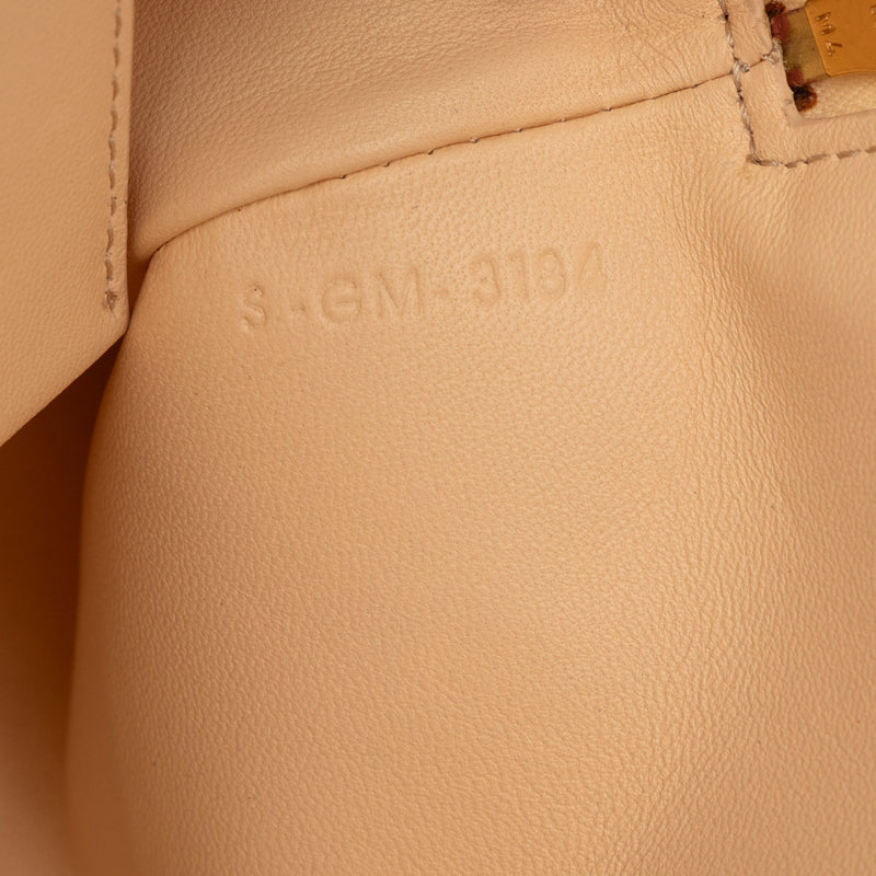 Bicolor Leather Solo Clutch - Image 6