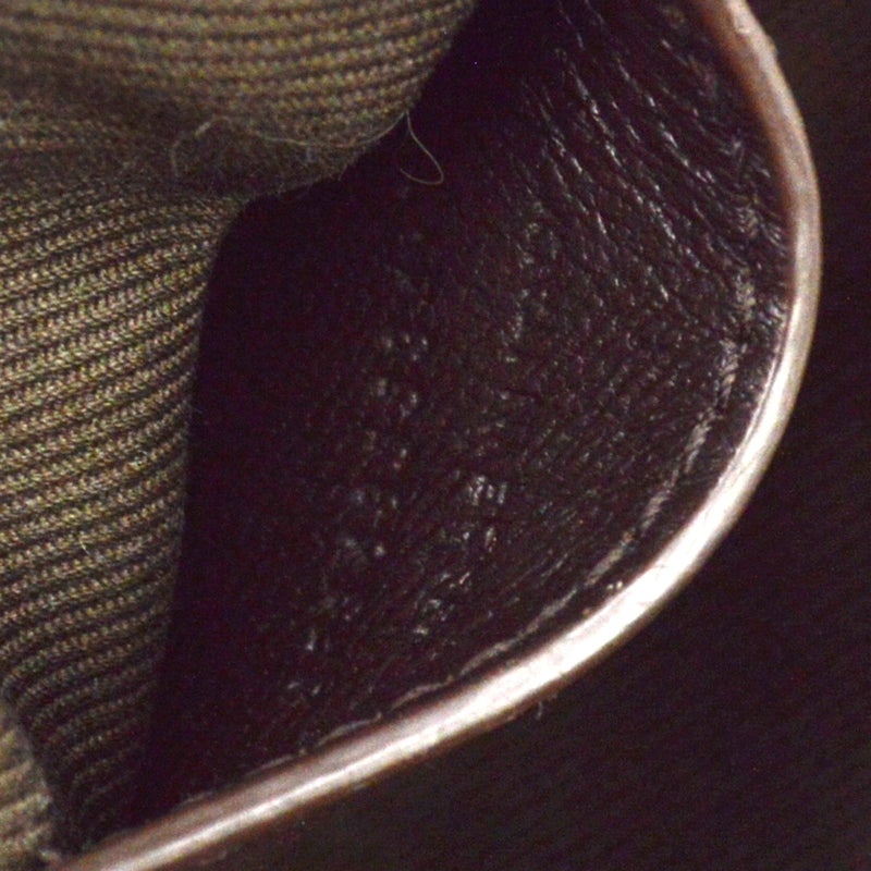Saint Laurent Le Monogramme Monogram All Over Coated Canvas And Leather Brown Bag