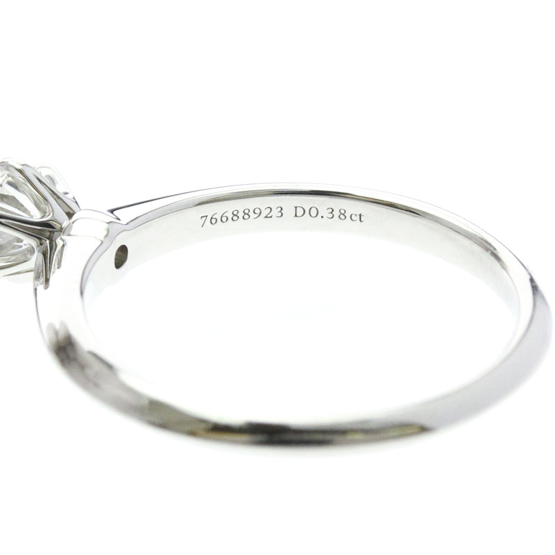 Tiffany & Co. Setting Solitaire Platinum With Rbc Diamond G-Vvs2 Silver Bijoux
