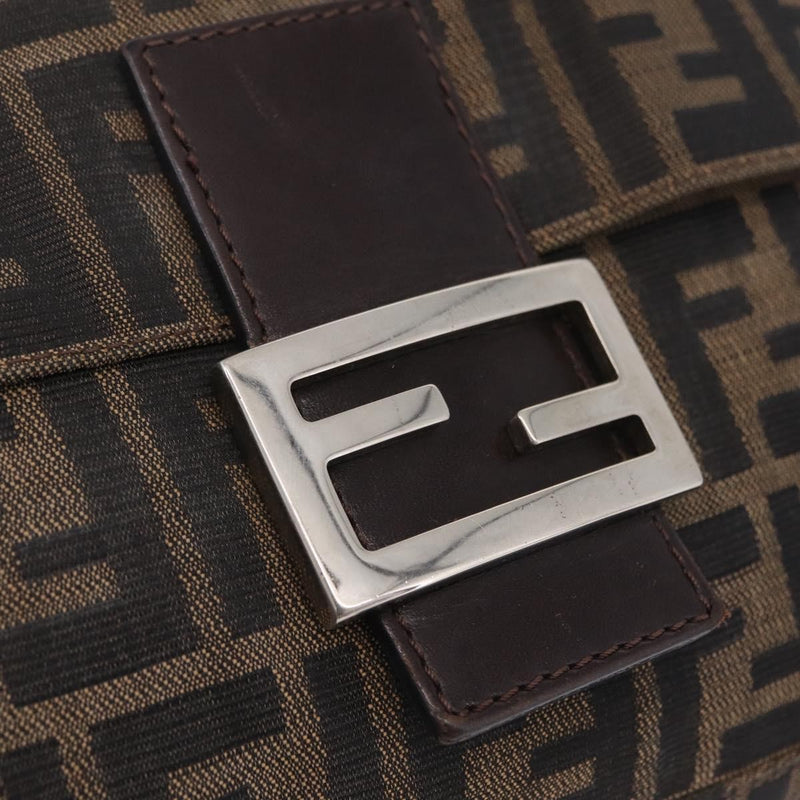Fendi Zucchino Mamma Baguette Canvas Multicolour Bag