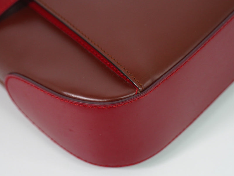 Salvatore Ferragamo Gancini Hobo Leather Brown