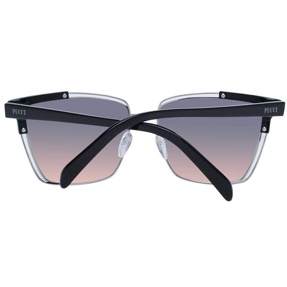 Multicolor Acetate & Metal Sunglasses