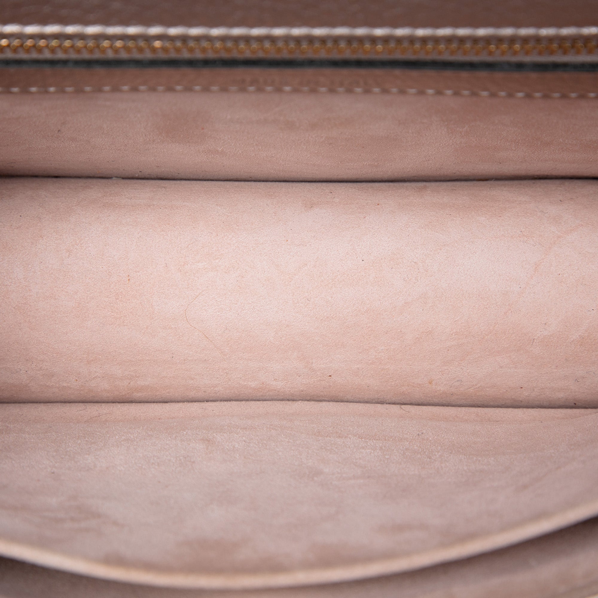Small Metallic Grained Calfskin Diorama Flap - Image 4