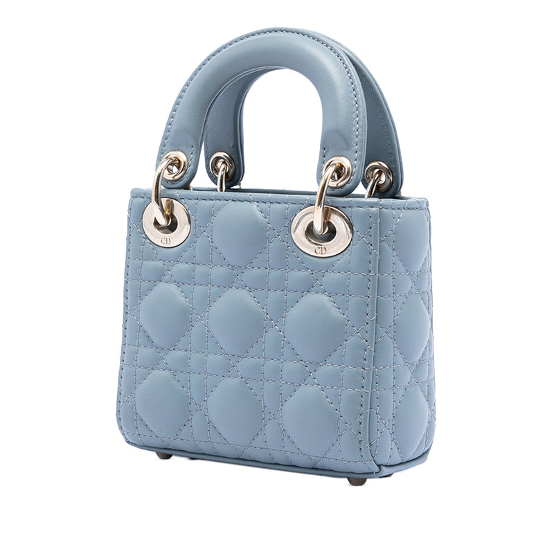 Micro Lambskin Cannage Lady Dior - Image 2