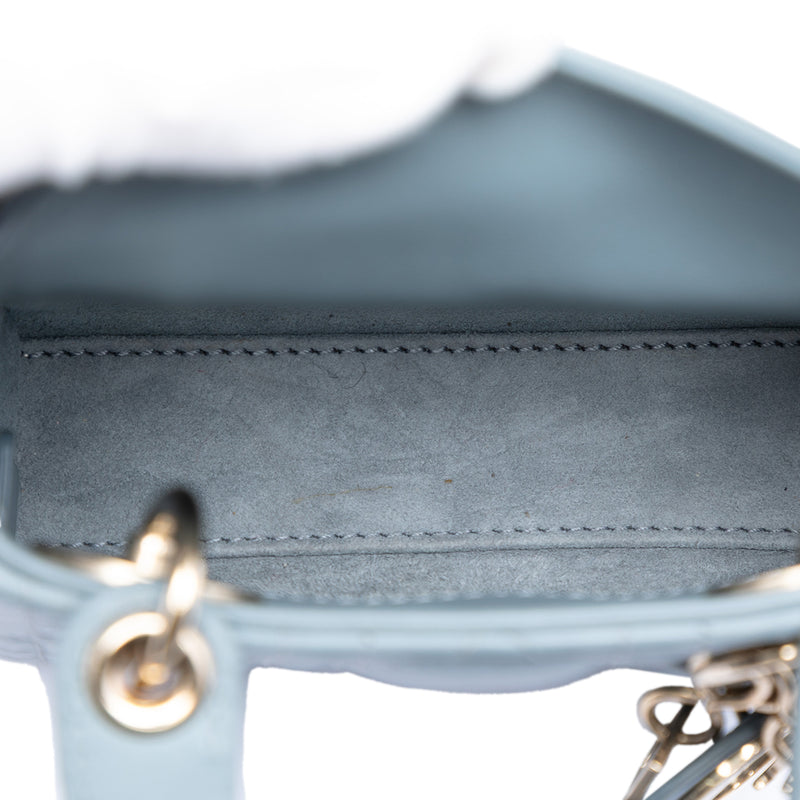 Micro Lambskin Cannage Lady Dior - Image 4