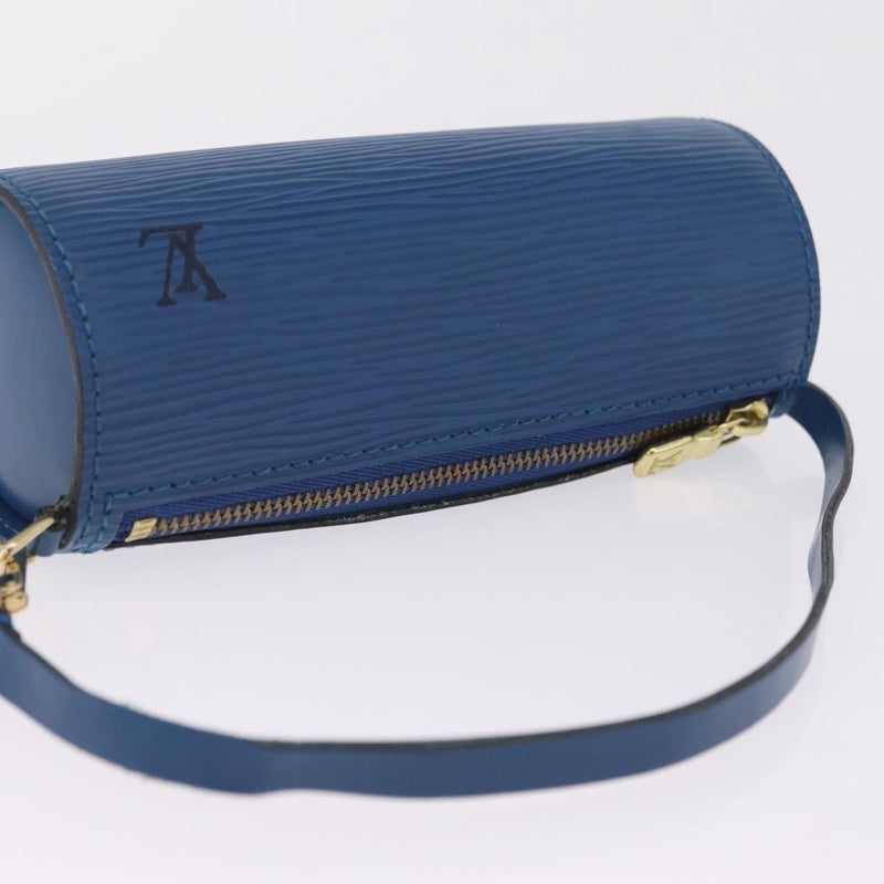 Louis Vuitton Soufflot Pochette Epi Leather Blue Bag