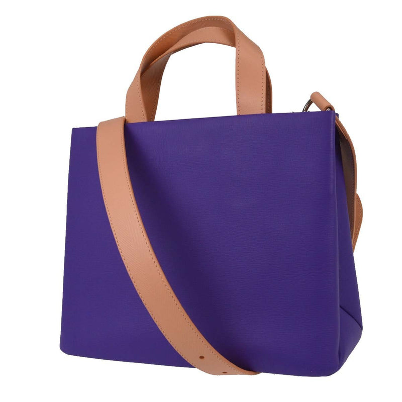 Louis Vuitton Shopper Leather Purple Bag