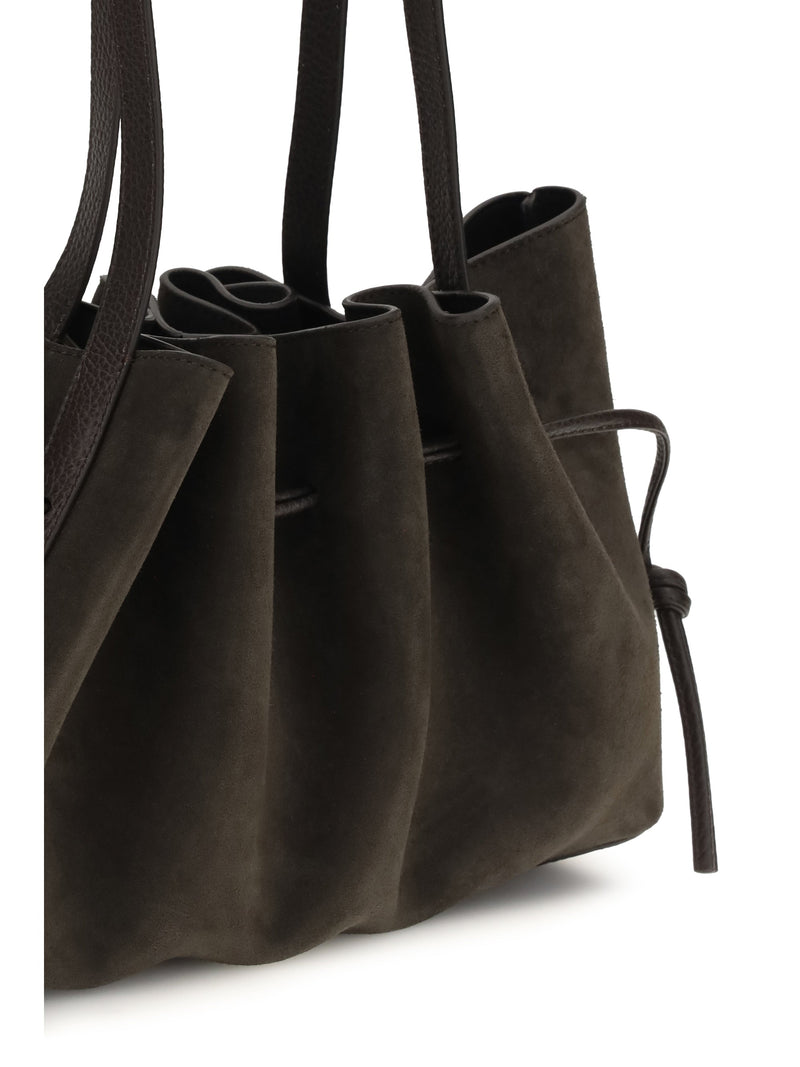 Yuzefi Shoulder Bag — Black Calf Leather