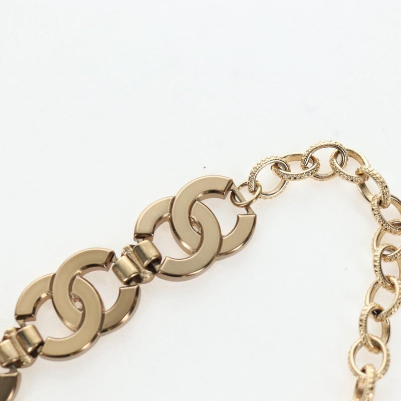 Chanel Cc Link Choker Metal With Crystals Gold Bijoux