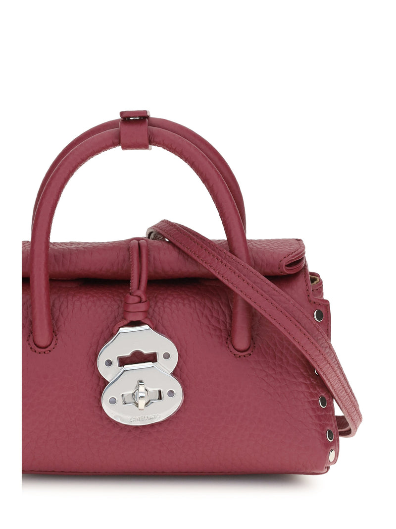 Zanellato Centauro Baby Top Handle Bag — Pink Calf Leather