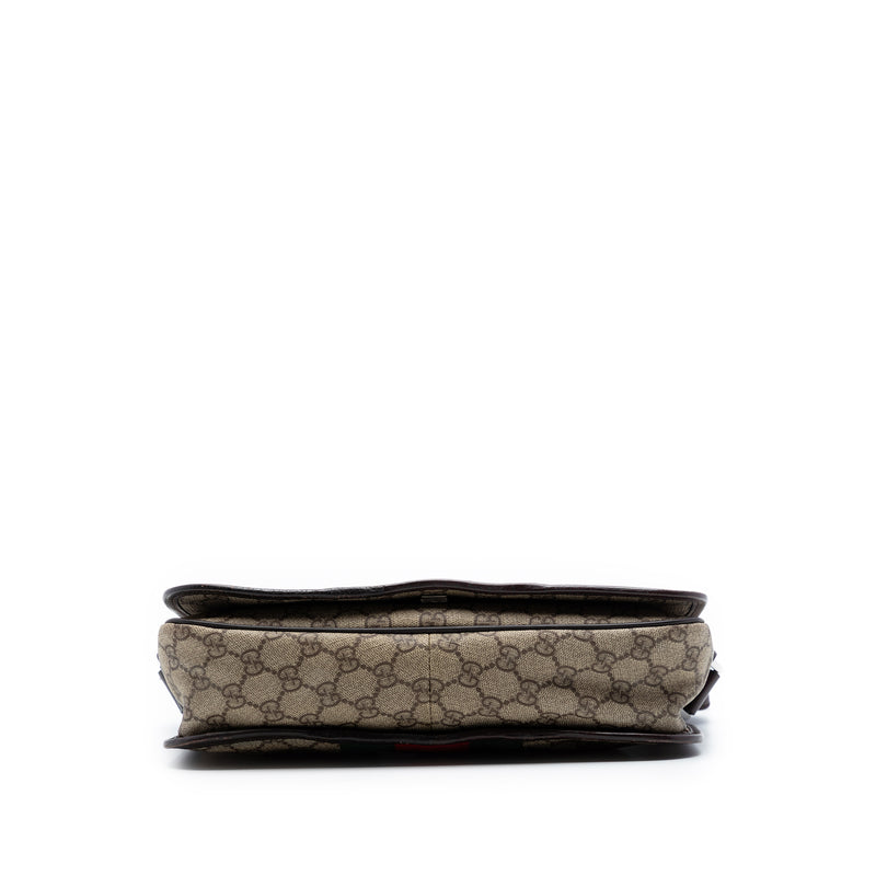 Medium GG Supreme Web Flap Messenger Bag - Image 3