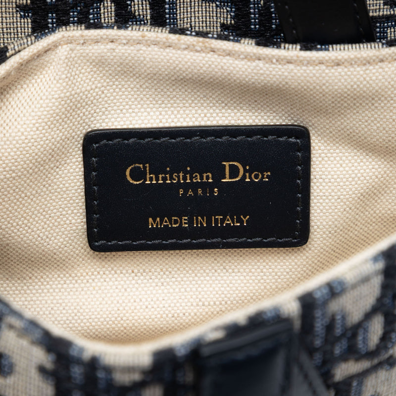 Mini Oblique Canvas Saddle Bag - Image 5