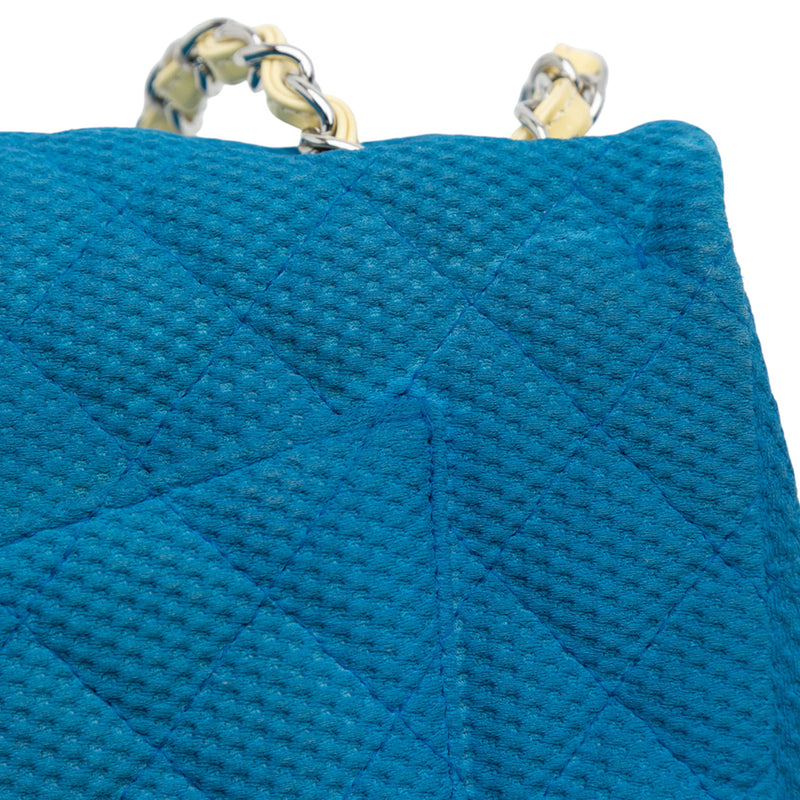 Medium Quilted Perforated Jersey Single Flap - Image 10