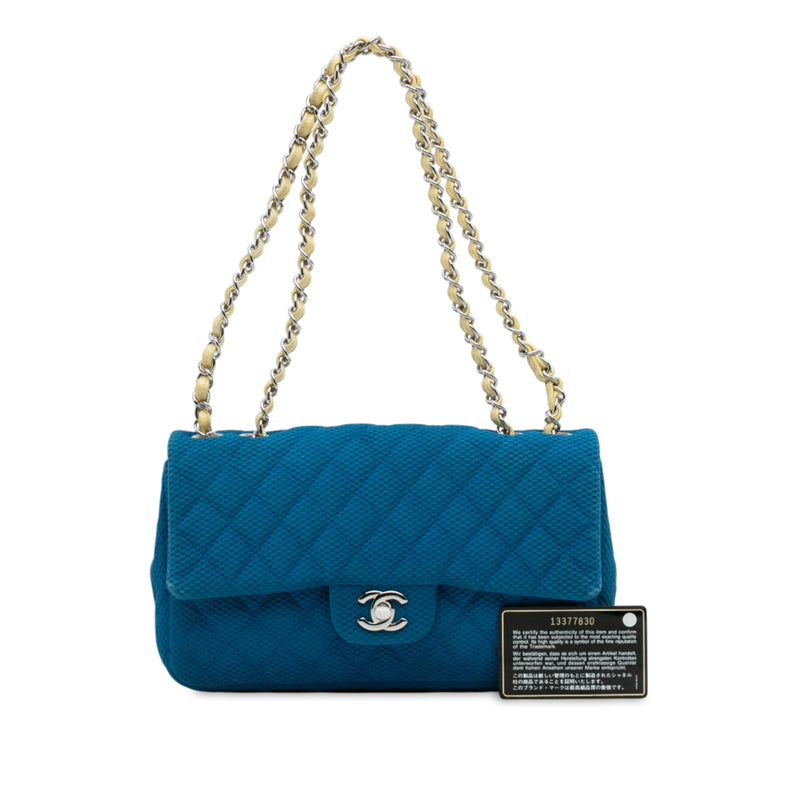 Medium Quilted Perforated Jersey Single Flap - Image 12