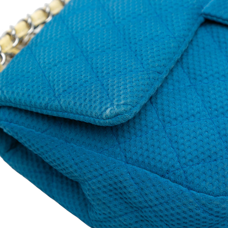Medium Quilted Perforated Jersey Single Flap - Image 8