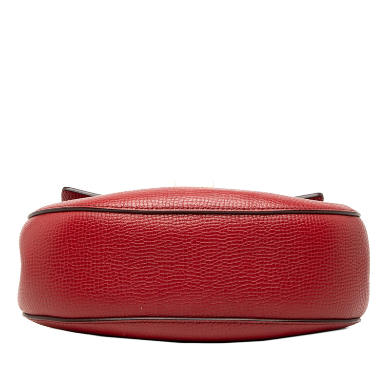 Small Bicolor Smooth and Grained Calfskin Drew Crossbody - Image 3
