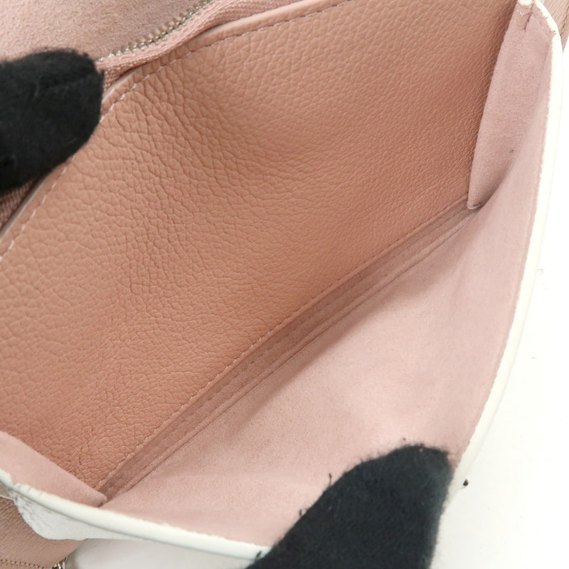 Louis Vuitton Mylockme Chain Pochette Leather Pink Bag