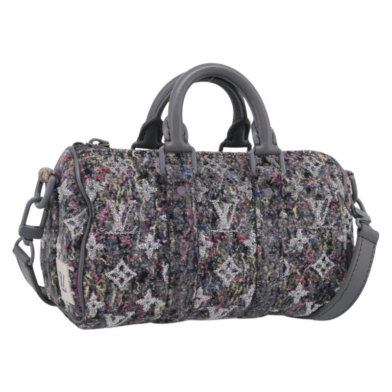 Louis Vuitton Keepall Bandouliere Lv Felt Multicolour Textile Bag