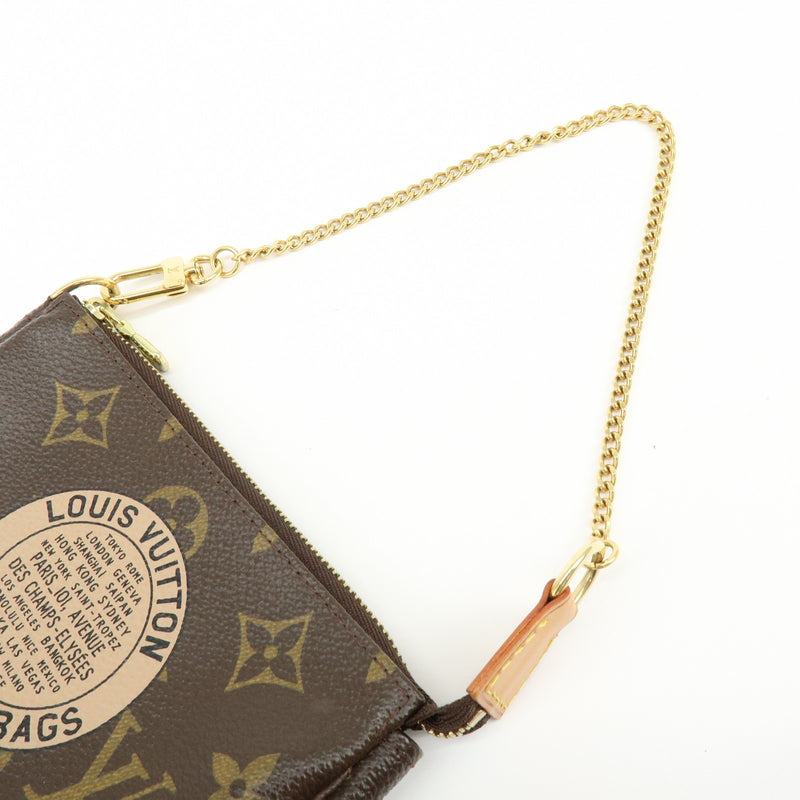Louis Vuitton Pochette Accessoires Limited Edition Monogram Canvas Brown Bag
