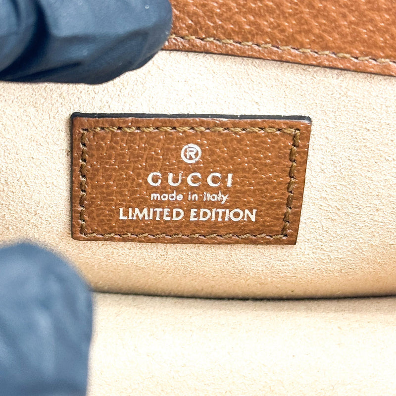 Gucci Dionysus Chain Jumbo Gg Canvas Brown Bag