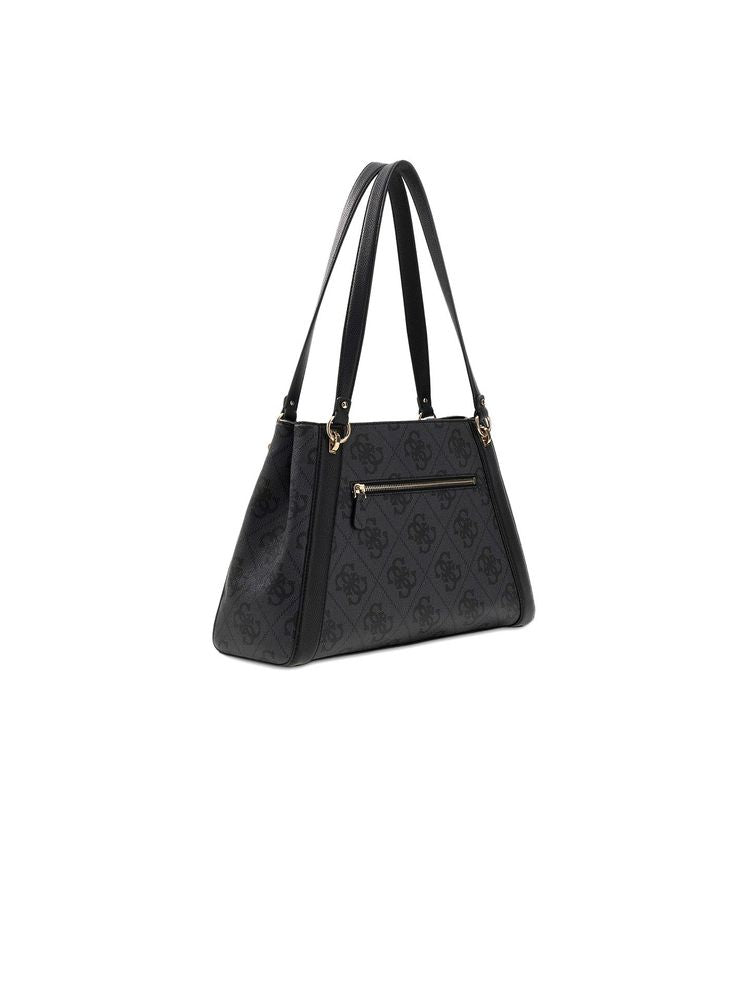 Guess Shoulder Bag — Black Polyurethane