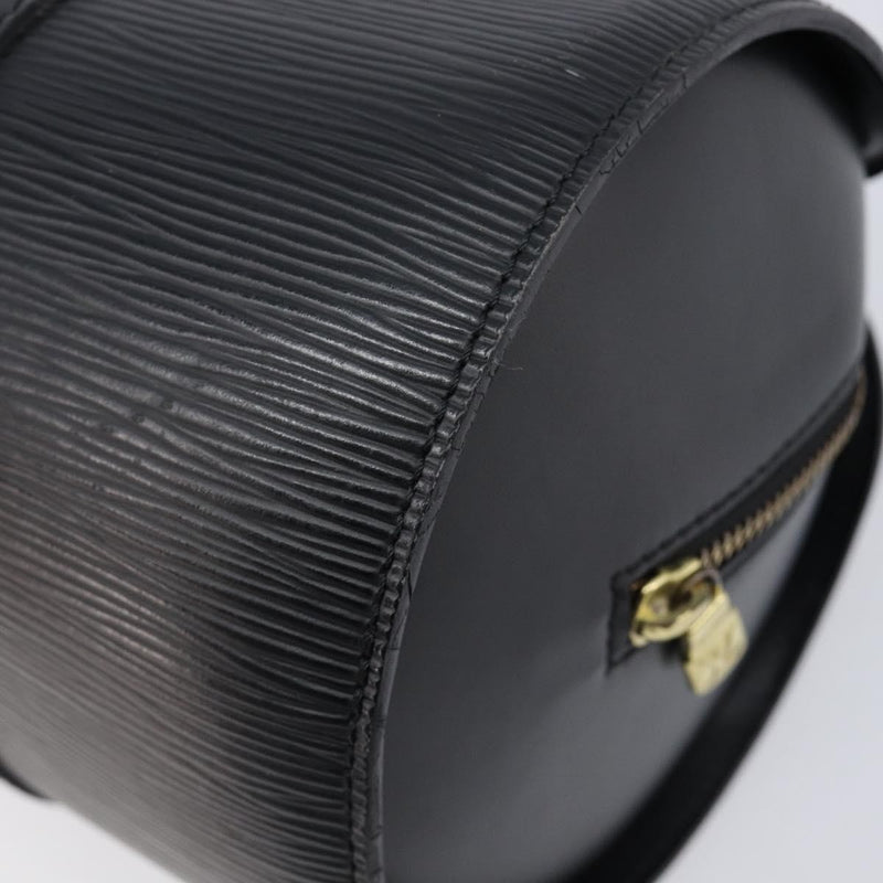 Louis Vuitton Soufflot Epi Leather Black Bag