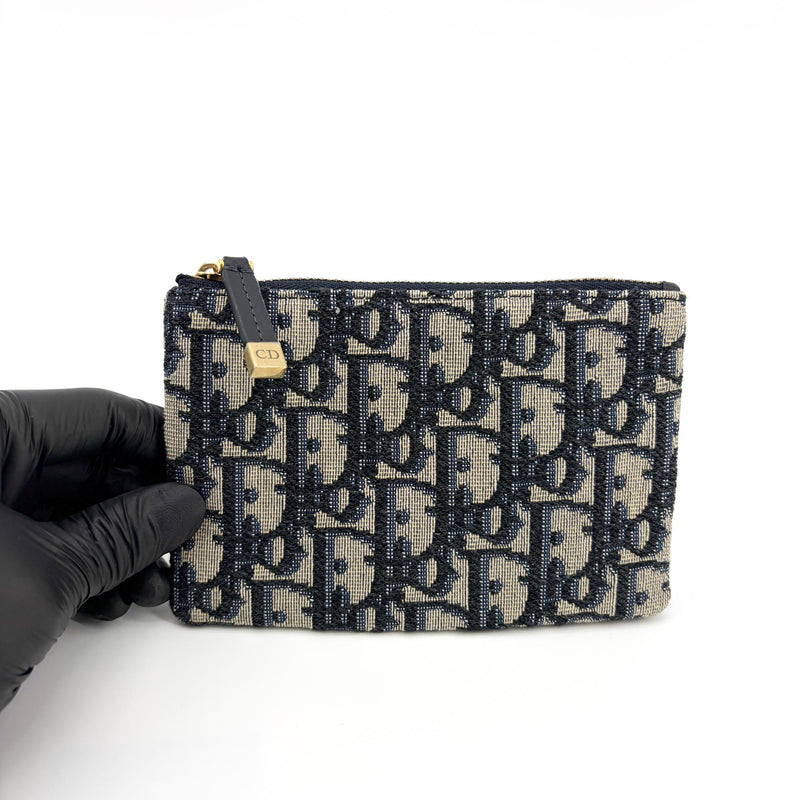 Christian Dior Travel Kit Oblique Canvas Beige Accessory