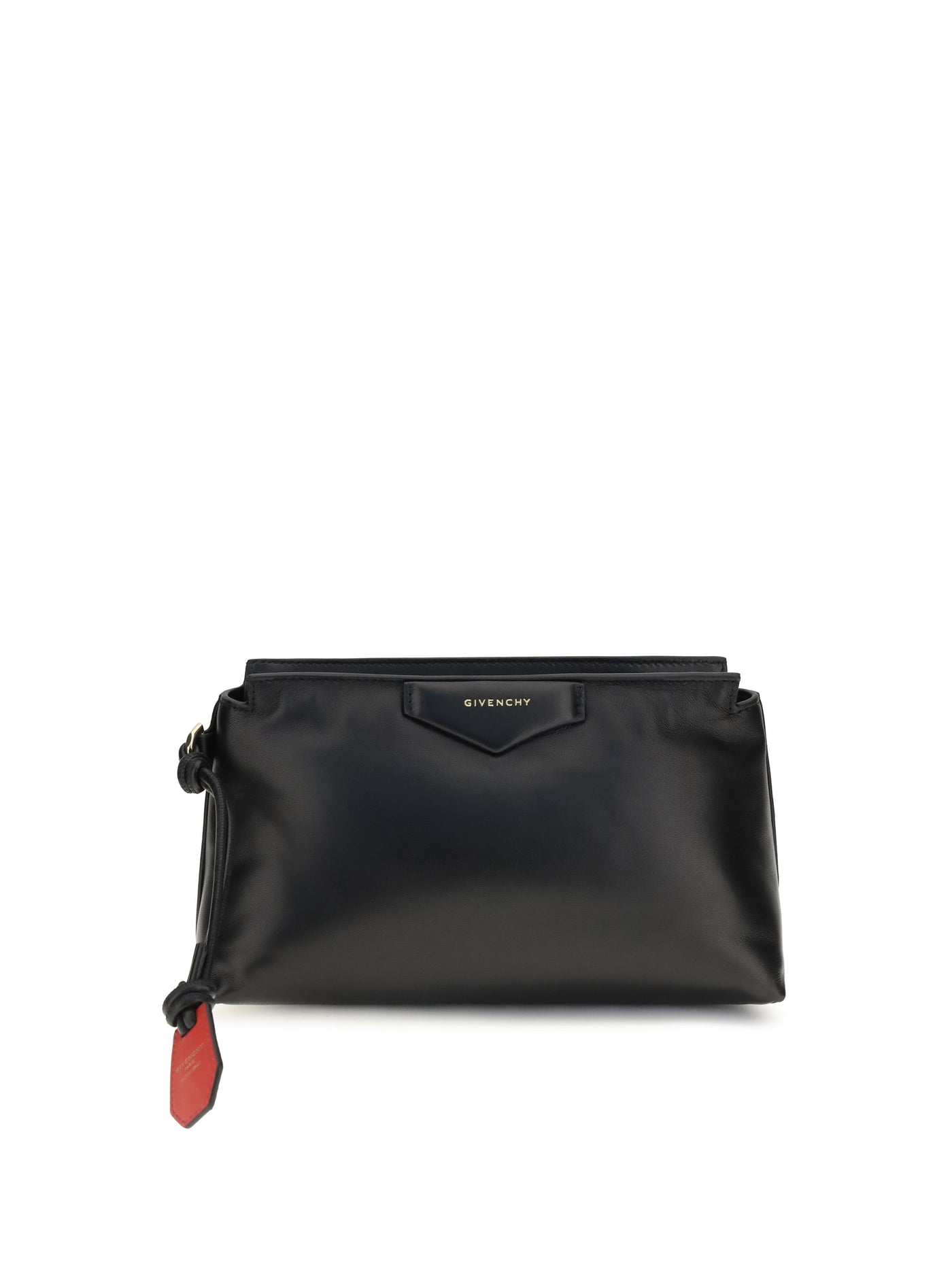 Givenchy Antigona Bomber Pouch — Black Lamb Ovis Aries Wallet