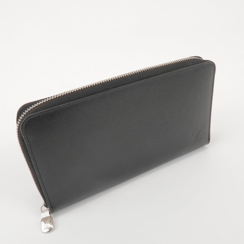 Louis Vuitton Zippy Organizer Taiga Leather Black Accessory
