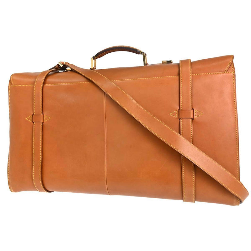 Louis Vuitton Nubie Weekender Nomade Leather Brown Bag