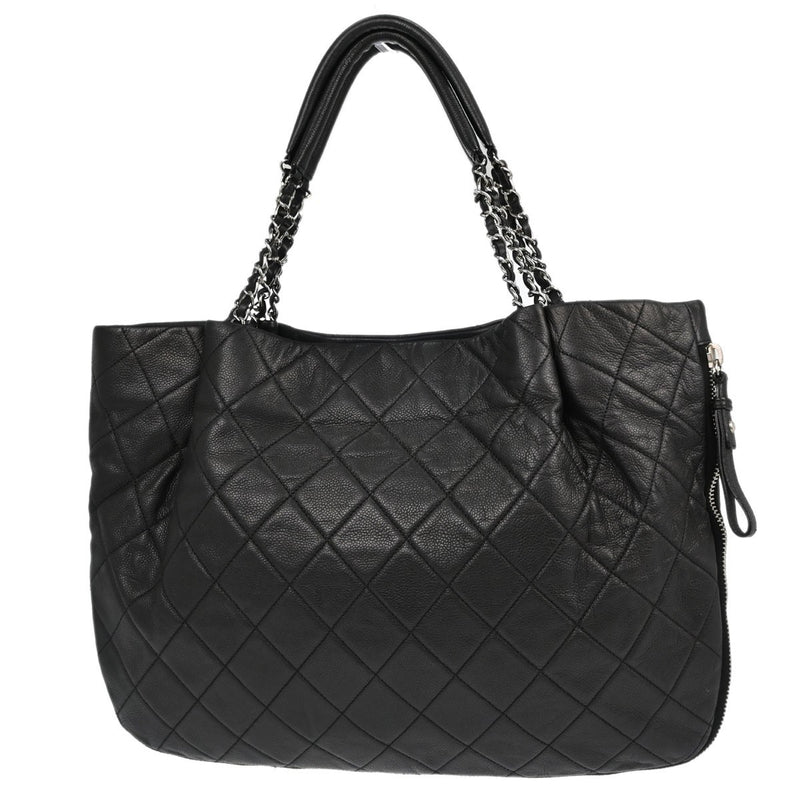 Chanel Timeless Cc Expandable Quilted Caviar Black Leather Bag