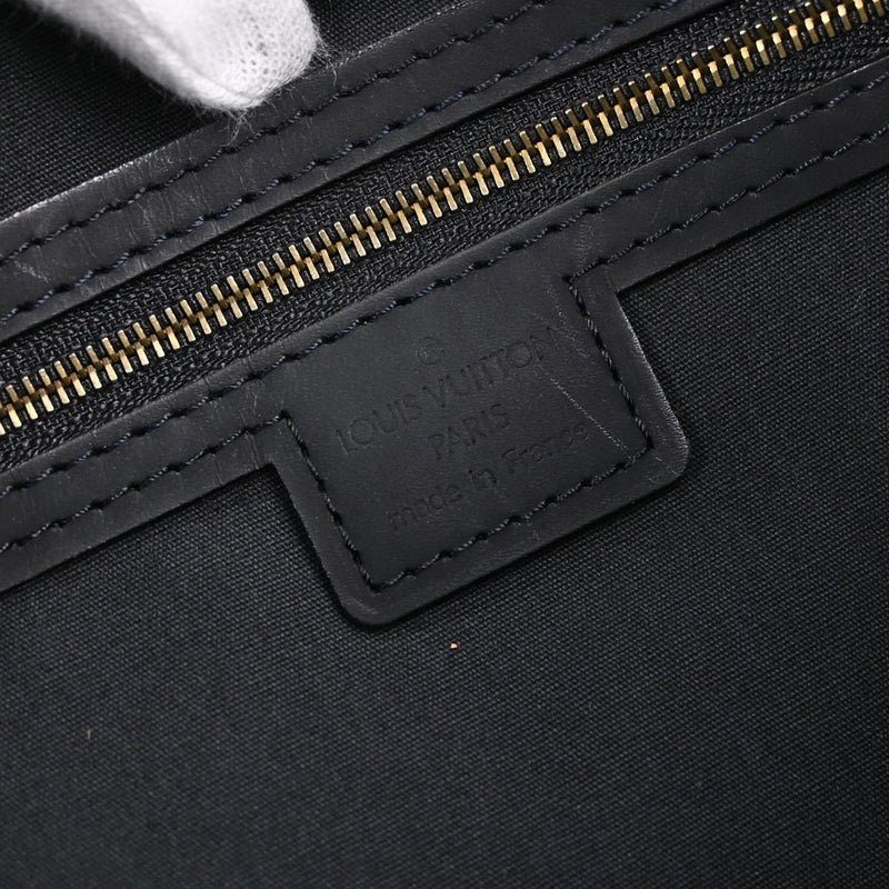 Louis Vuitton Lucille Mini Lin Black Canvas Bag