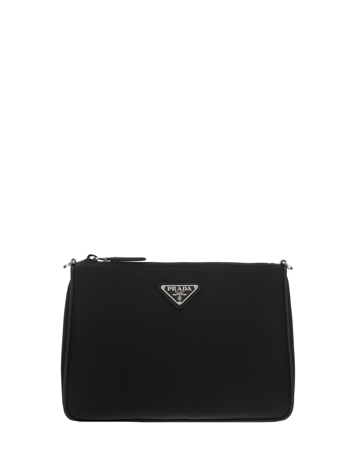 Prada Re-Nylon Shoulder Bag — Black Recycled Polyamide