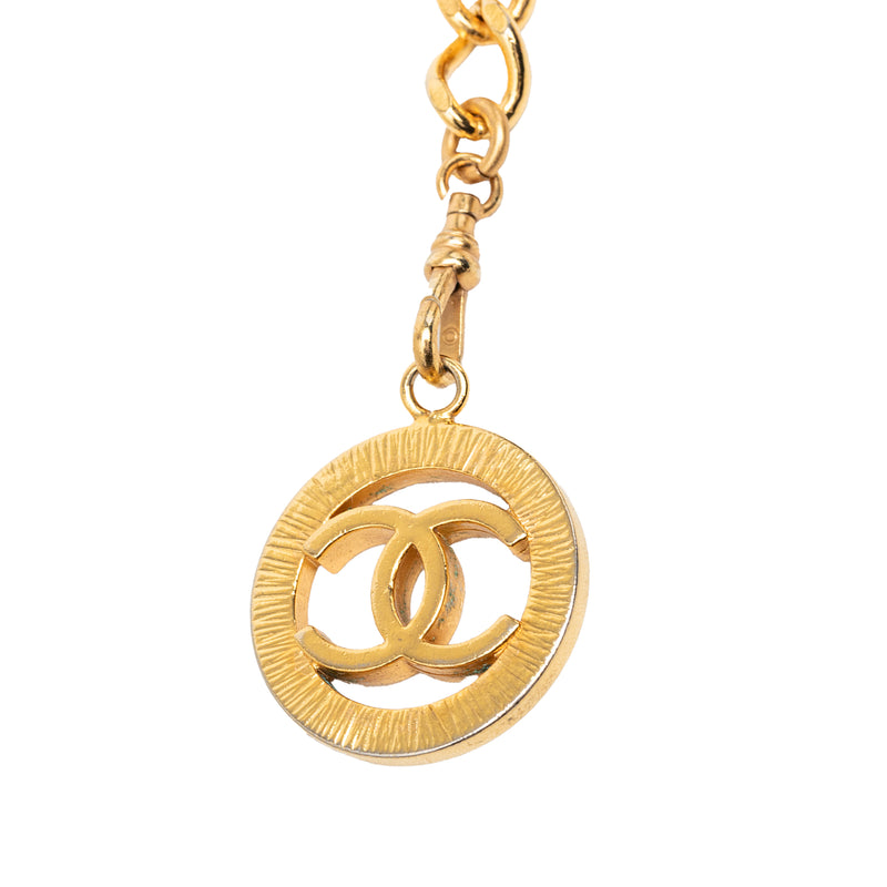 CC Gold Plated Medallion Triple Chain Belt - Image 2