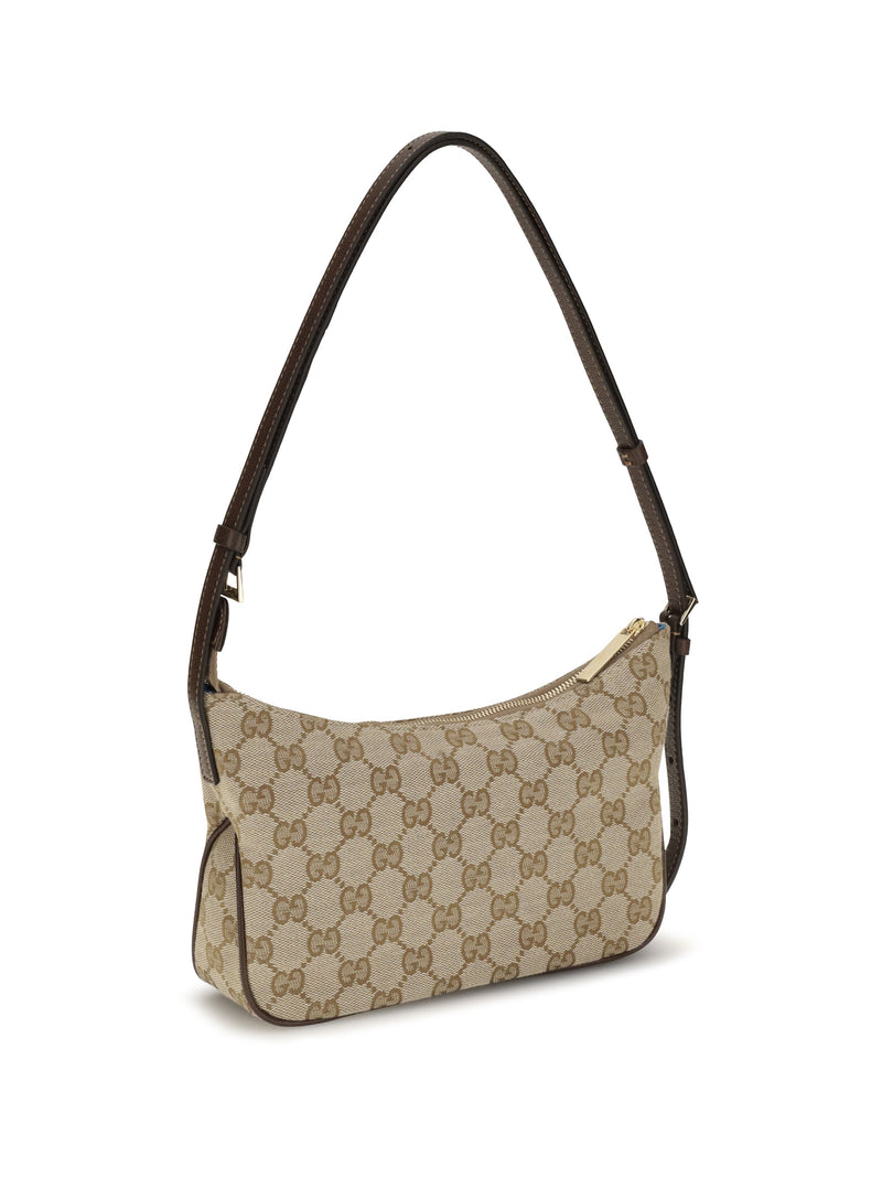 Gucci Lady Lunetta Shoulder Bag — Beige Polyester; Cotton; Polyamide