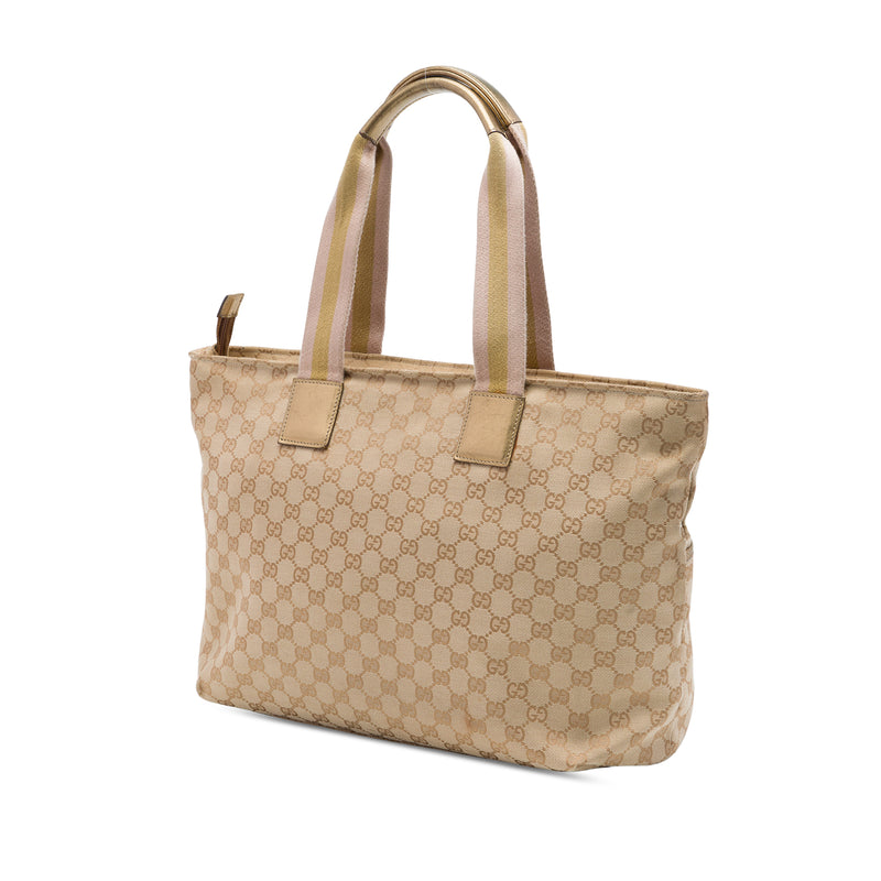 GG Canvas Web Tote - Image 2