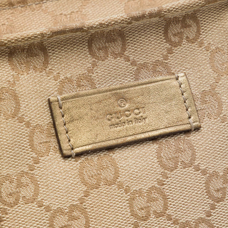 GG Canvas Web Tote - Image 5